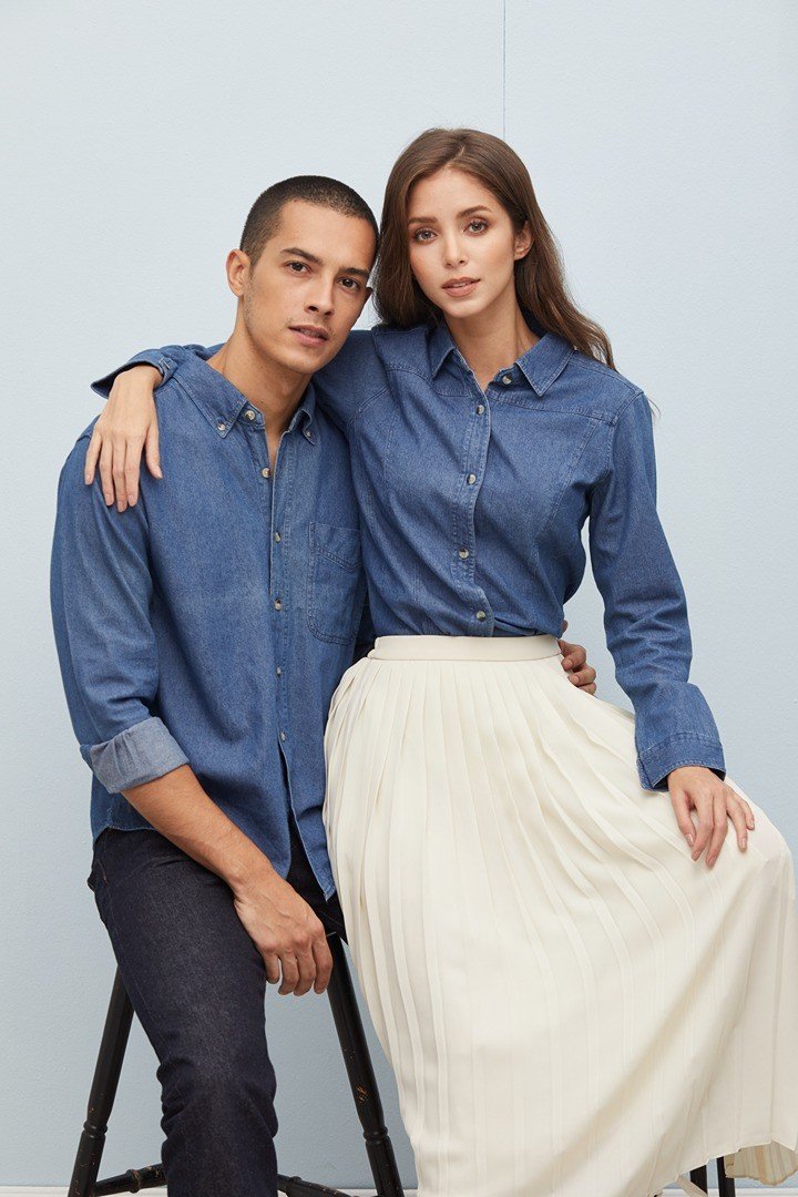 Denim Long Sleeve (Men) - D01 Model 1