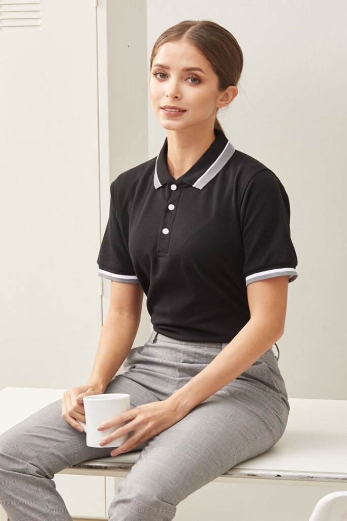 Honeycomb Polo Tee - L1300